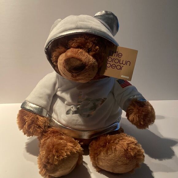 Gund 2019 Gund Bloomingdale Little Brown Bear Astronaut NASA - Picture 1 of 7